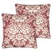 Paoletti Melrose Polyester gevulde kussens Twin Pack