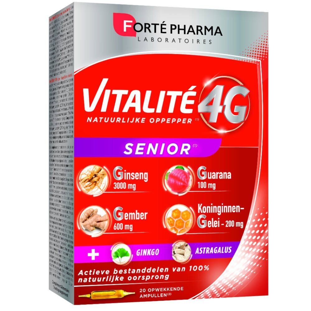 Forté Pharma Forté Pharma Vitalité 4G Senior 20 ampoules