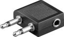 SpeaKa Professional SP-7869752 Jackplug Audio Y-adapter [2x Jackplug male 3,5 mm - 1x Jackplug female 3,5 mm] Zwart