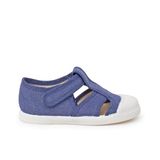 Pisamonas Open schoenen blauw denim