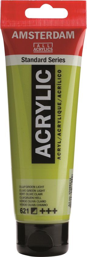Amsterdam Standard Acrylic Paint Tube - Olive Green Light - 120ml