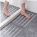 GELLDG Bandes antidérapantes - Bandes antidérapantes pour baignoires - Protections antidérapantes auto-adhésives - Bandes adhésives transparentes - Convient aux escaliers, douches et baignoires - 2*38cm - 24 bandes