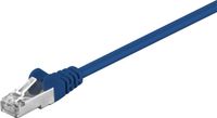 Goobay 73072 netwerkkabel Blauw 1 m Cat5e F/UTP (FTP) Rond