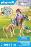 PLAYMOBIL Horses of Waterfall Kind met pony en veulen - 71498