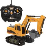 Cb Games Op Afstand Bestuurbare Graafmachine 1:24 Met Licht En 360 Graden Draaien Speed&go Veelkleurig