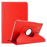 Cadorabo Tablet Hoesje voor Samsung Galaxy Tab E 9.6 inch - Klaproos Rood