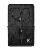 ZWILLING Premium Black Edition manicureset (3-delig, echt lederen etui, reisset, incl. nagelschaar)