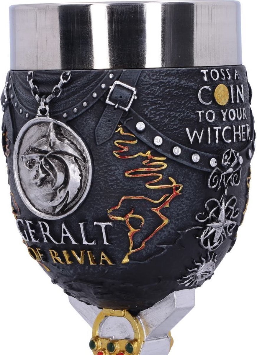 Nemesis Now The Witcher - Geralt of Rivia Goblet 19.5cm