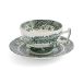 Spode Heritage Green Italian Tasse avec soucoupe Vert, 0,2 L