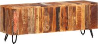 vidaXL Tv-meubel - 110x30x40 cm - Massief Gerecycled Hout - Meerkleurig