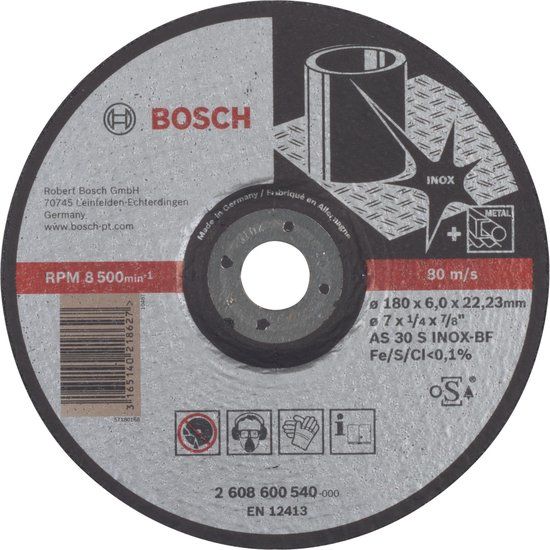 Bosch Accessoires Bosch ABS INOX 180X6
