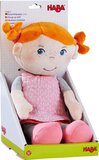 Haba 305815 knuffelpop Juna - zachte stoffen pop, roze, katoen