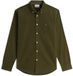 Tommy Hilfiger Heren Lange Mouwen Shirt L Katoen Groen