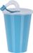 Juypal Hogar Juypal Drinkbeker met deksel en rietje - licht blauw - kunststof - 450 ml