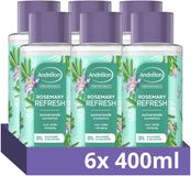 Andrélon Pro-Naturals Shampoo - Rosemary Refresh - 6 x 400 ml