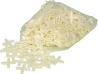 Super Prof Tegelkruisjes - 3,0 mm, Wit, Kunststof, Zak a 200 stuks