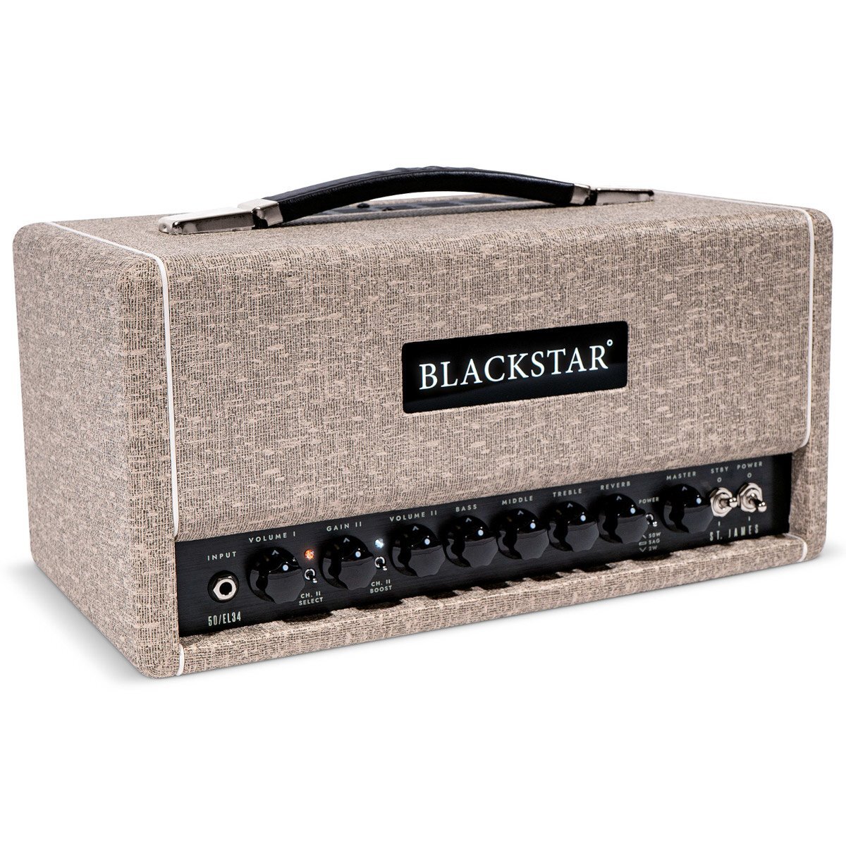 Blackstar ST. JAMES 50/EL34H Fawn buizen gitaarversterker top