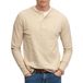 Superdry Mini Slub Waffle Grandad LS Shirt Heren - Maat S