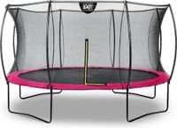 EXIT Toys EXIT Silhouette Trampoline ø366cm - Op Poten - Rond - Trampoline Buiten - Voor Kinderen - Roze