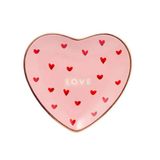 Vondels Hartjes Bord LOVE (14 cm)