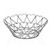 Versa Fruit bowl Hearts Metal Steel (26 x 10 x 26 cm)