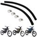 Set de gestion de câbles, 50 cm, PVC, noir, pour motos de cross électriques