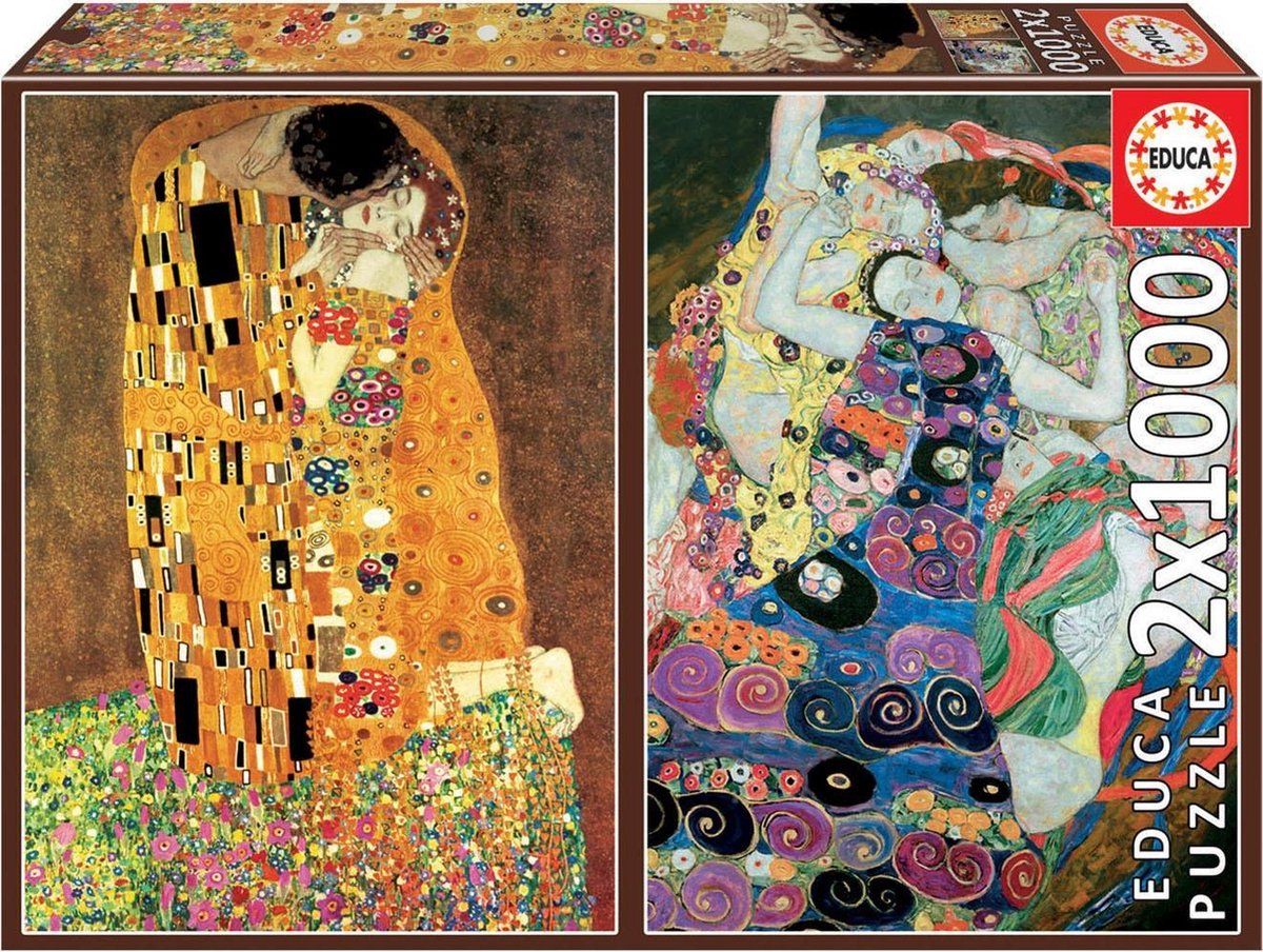 Educa - Klimt 2x1000 Teile Art Collection Puzzle - 8412668184886