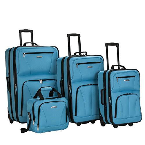 Rockland 4 stuks LUGGAGE SET, unisex volwassenen bagage set, F32, F32