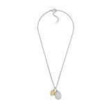 Fossil Drew Heren ketting van roestvrij staal met karabijnsluiting