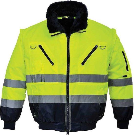 Portwest Pilotjack 3in1 - Geel/Blauw - XL - Unisex