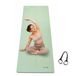 FunLife Yogamat 183 x 61 cm - 8 mm TPE Fitnessmat Antislip met Draagriem - Matchagroen