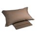 Caleffi - Bedding set van katoen, eenkleurig, 100% katoen, moka