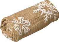 Nature - Jutehoes H100x Ø75cm - Naturel wintermotief - anti-vorst plantenbeschermhoes