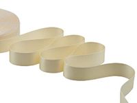Furlanis - Dubbelzijdig satijnen lint, Italiaanse stof - Champagne, 25 mm x 50 m