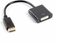 Lanberg Adapter Lanberg dual link Displayport 1.2 male naar DVI-I female 24+5 pin 10cm zwart