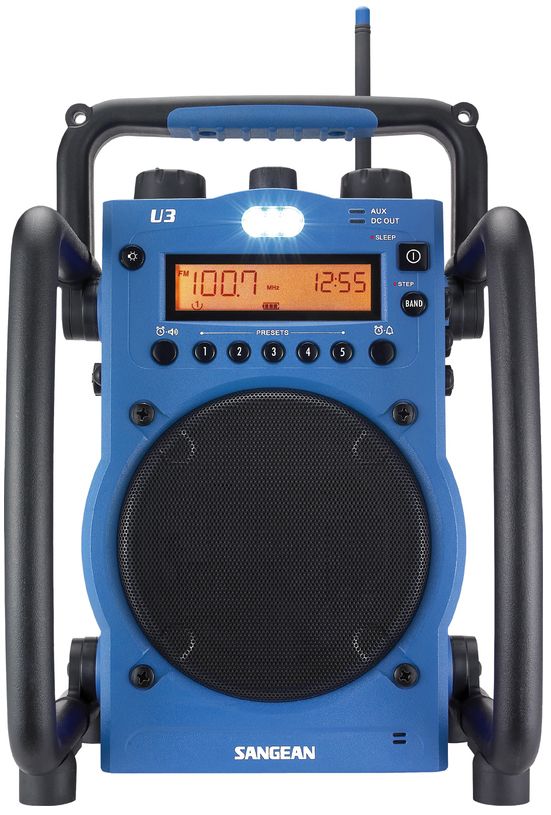 Sangean U3 Digital AM/FM Utility Radio - Blauw