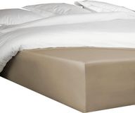 De Witte Lietaer Jersey - Elastan - Hoeslaken - Lits-jumeaux - 160x200 cm - Taupe