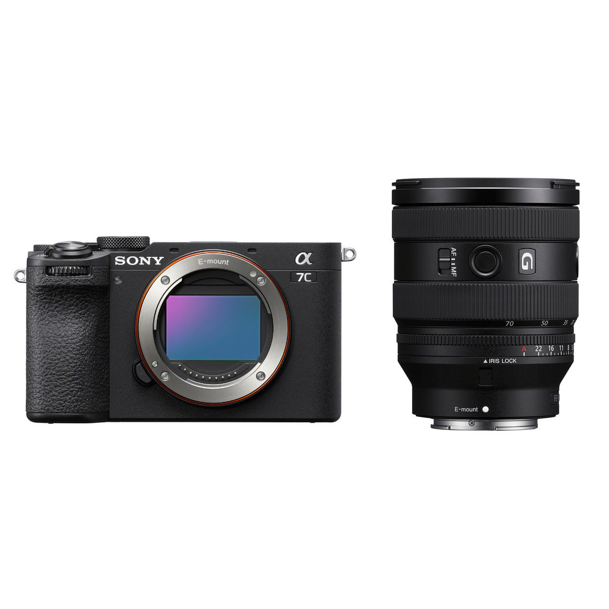 Sony A7C II systeemcamera Zwart + 20-70mm f/4.0 G