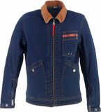 Helstons James Motorfiets textieljas - Blauw/bruin - Maat 2XL