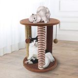 Tonneau griffoir pour chats - Poteau griffoir pour chats lourds
