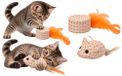 SPEELGOED TEXO SPEELGOED SCHIJF + MUIS ORANJE 10x6,3x4CM