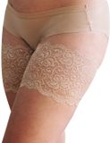 Bandelettes Gonuggets S.A. Bandelettes Model Dolce Kanten Elastische Dijenbanden Beige Maat E