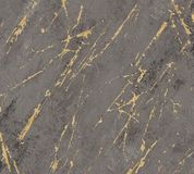 A.S. Création MARMER BEHANG | industrieel - Antraciet Goud Zwart - Elements 2