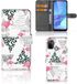 B2Ctelecom OPPO A53 | OPPO A53s Telefoonhoesje met Pasjes Flamingo Triangle