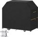 Housse de barbecue à gaz imperméable et grande - Housse de grill extra large - Résistante aux UV et au vent - Matériau Oxford durable - Housse d'extérieur pour barbecues à gaz - 168x71x117 cm