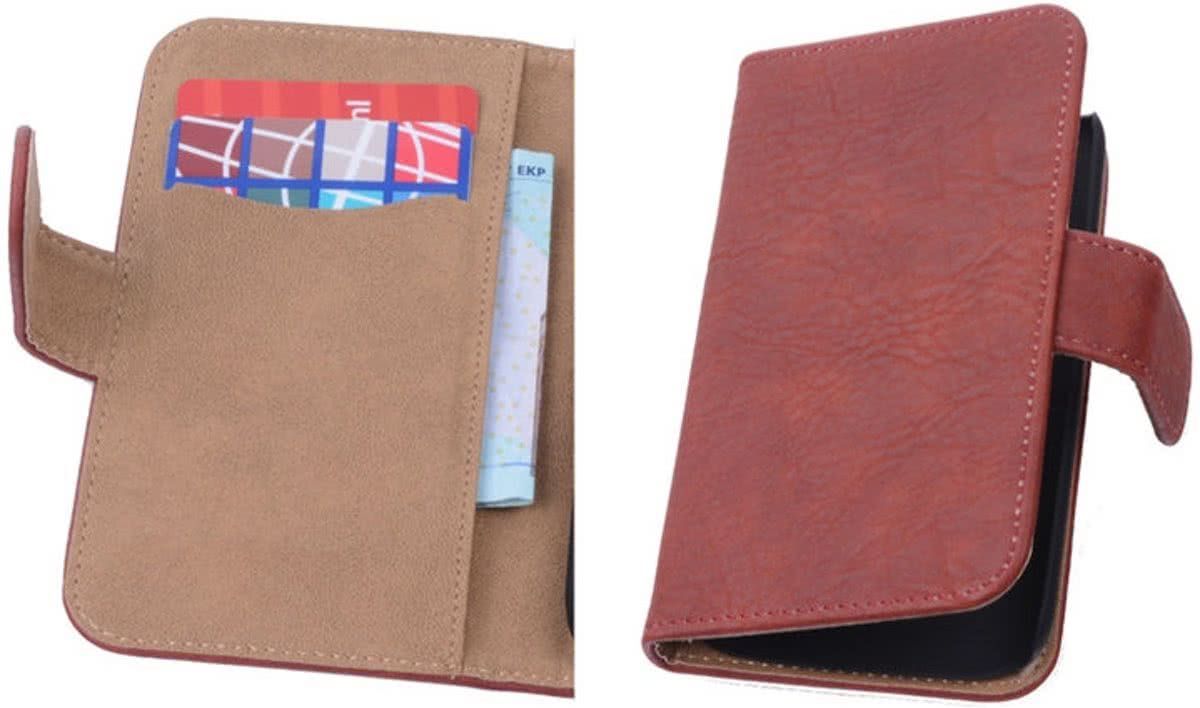 Best Cases Rood Hout Samsung Galaxy Core Hoesjes Book/Wallet Case/Cover
