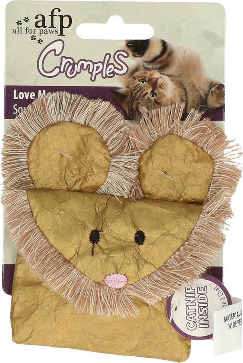 AFP Crumples Love Mouse Speelgoed voor katten - Kattenspeeltjes