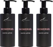 Claudius Cosmetics B.V. Showergel White Lotus 300 ml - Set van 3