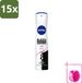 Nivea 15 x Deospray Invisible Black & White - 150 ml