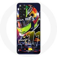 Maniacase Hoesje voor Xiaomi Redmi Note 11 4G Formule 1 Sergio Pérez F1 Coureur